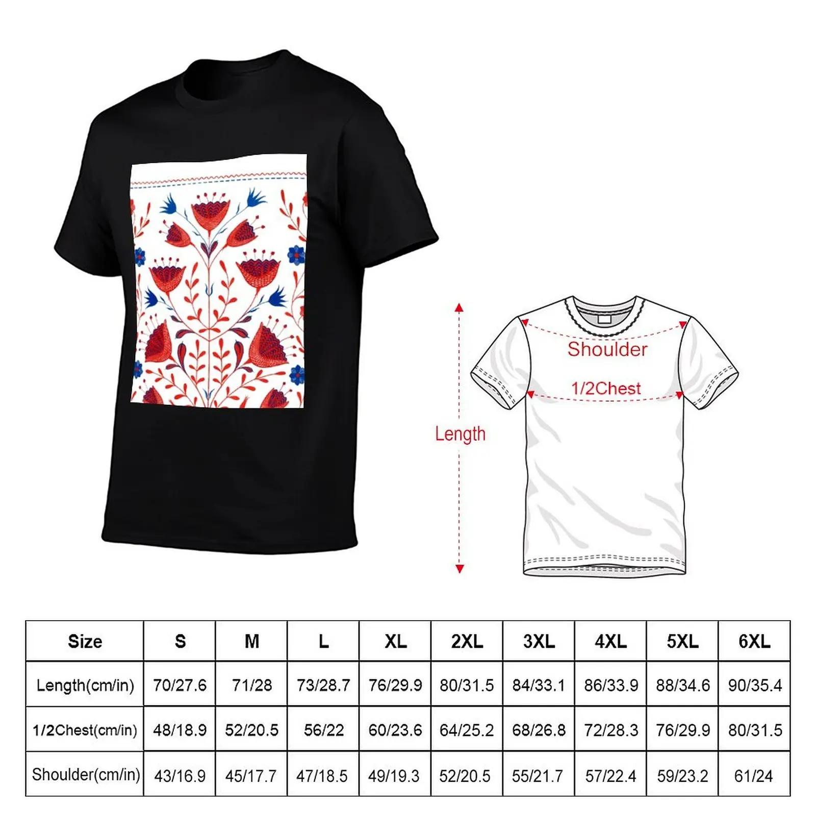 Magic Flower T-Shirt customizeds blanks graphics men t shirt