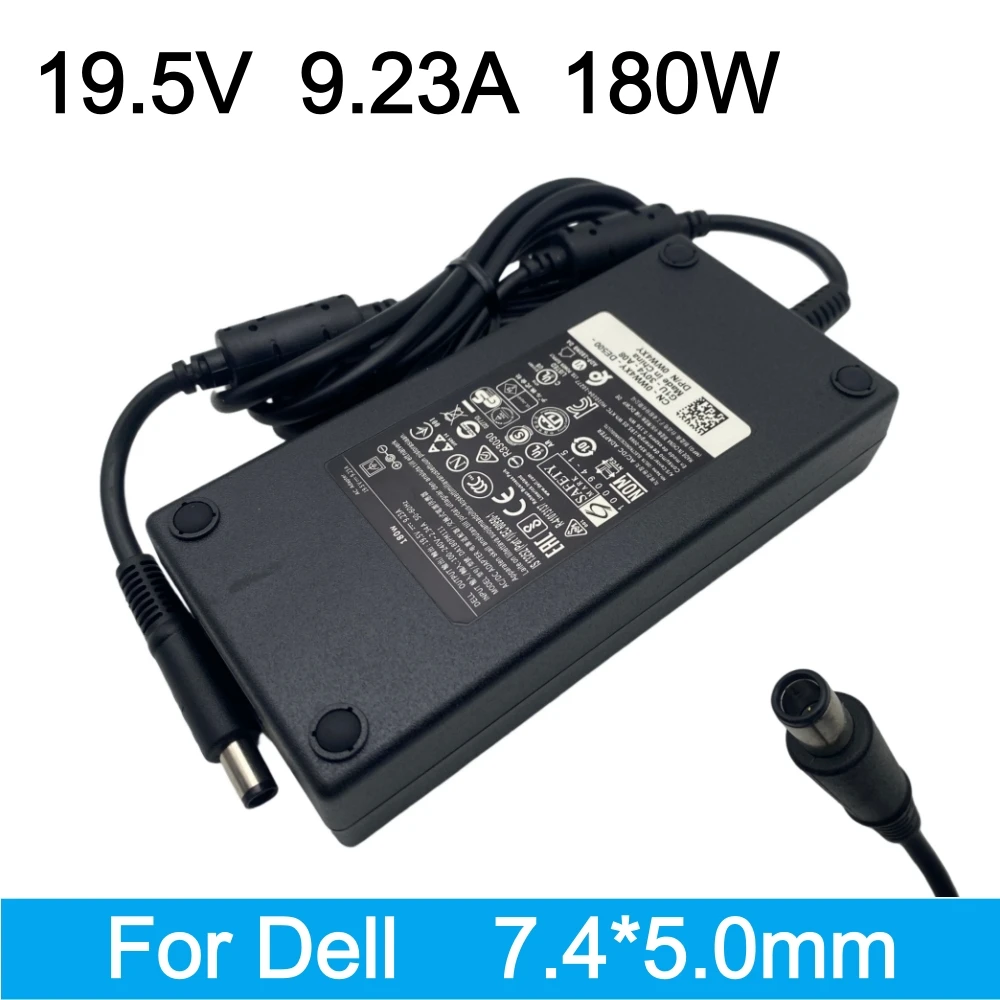 Cargador adaptador para ordenador portátil, 180W, 19,5 V, 9,23A, para Dell Precision 7530 7540 7550 7560 Alienware 15 R4 17 R5 M15 M15 R2 M17 M17 R2