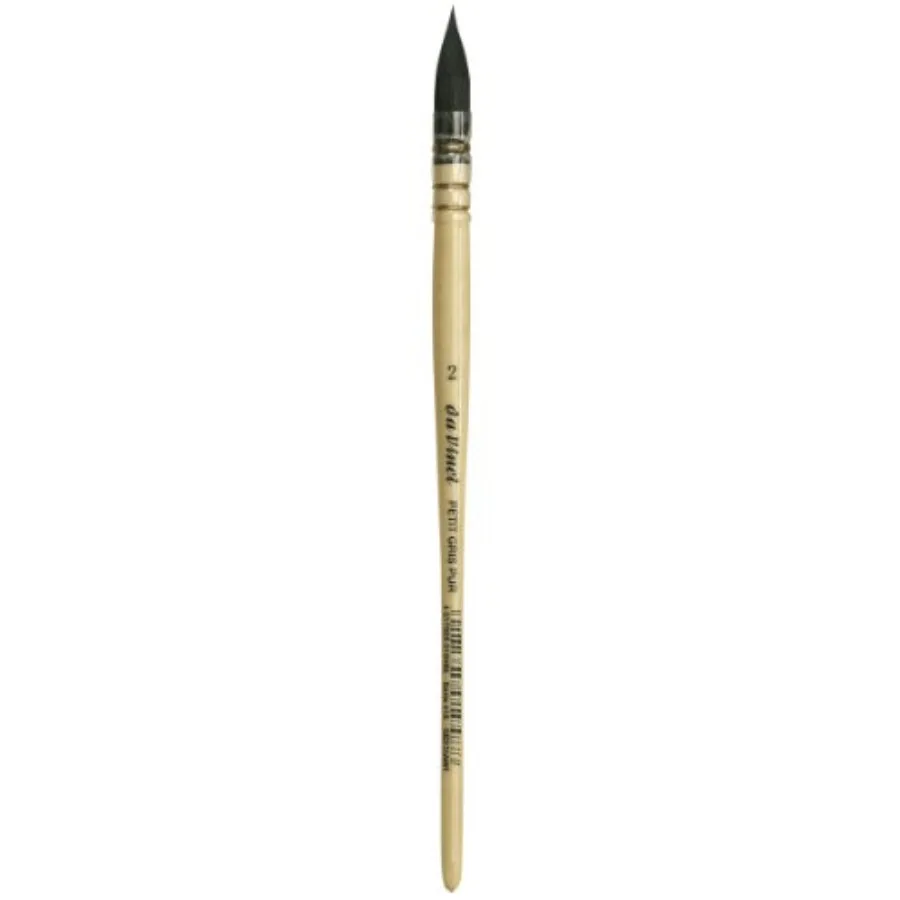 

Watercolor Series 418 Petit Gris Pur Paint Brush Wash/Mop Pure Russian Blue Squirrel Size 2 418-02 - Ideal for Fine Art Waterco