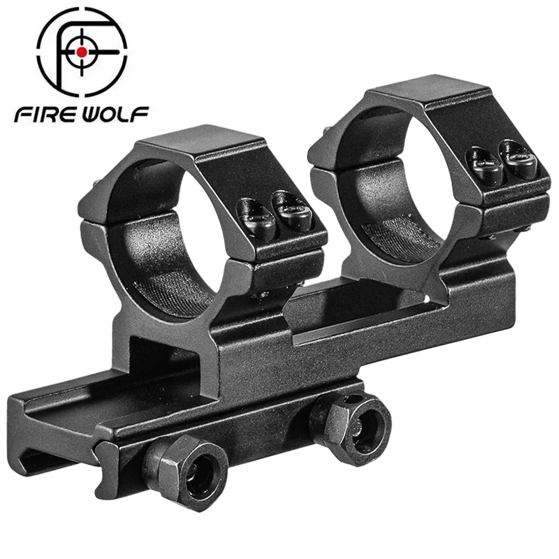 

FIRE WOLF 30mm Offset 20mm Picatinny Weaver Rings Mount Bi-direction Dia Hunting Tactical Rifle Scope Mounts Accessories