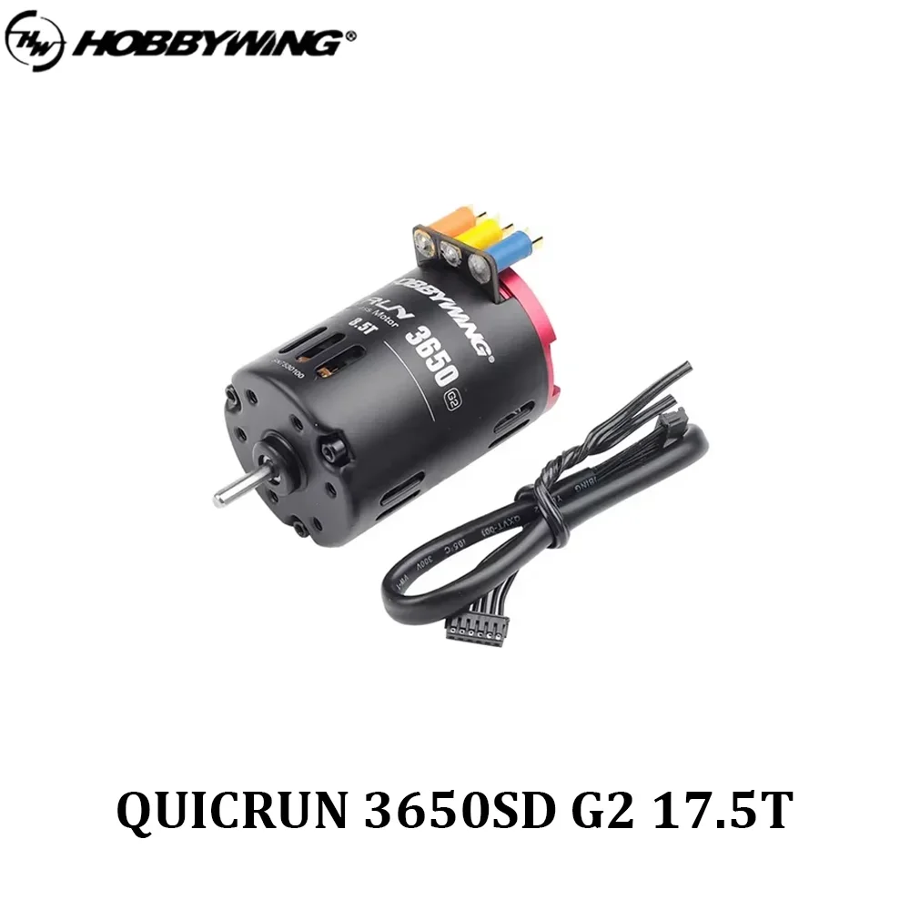 Hobbywing QuicRun 3650SD G2 Induktions-Brushless-Motor und 60A/120A ESC, geeignet für ferngesteuerte 1/10 RC-Rennwagen.