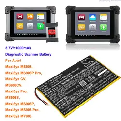 3.7V 11000mAh Diagnostic Scanner Battery for Autel MaxiSys MS908,MS908P Pro,MS908CV,MS908S,MS908P,MS908 Pro,MY908 +TOOL