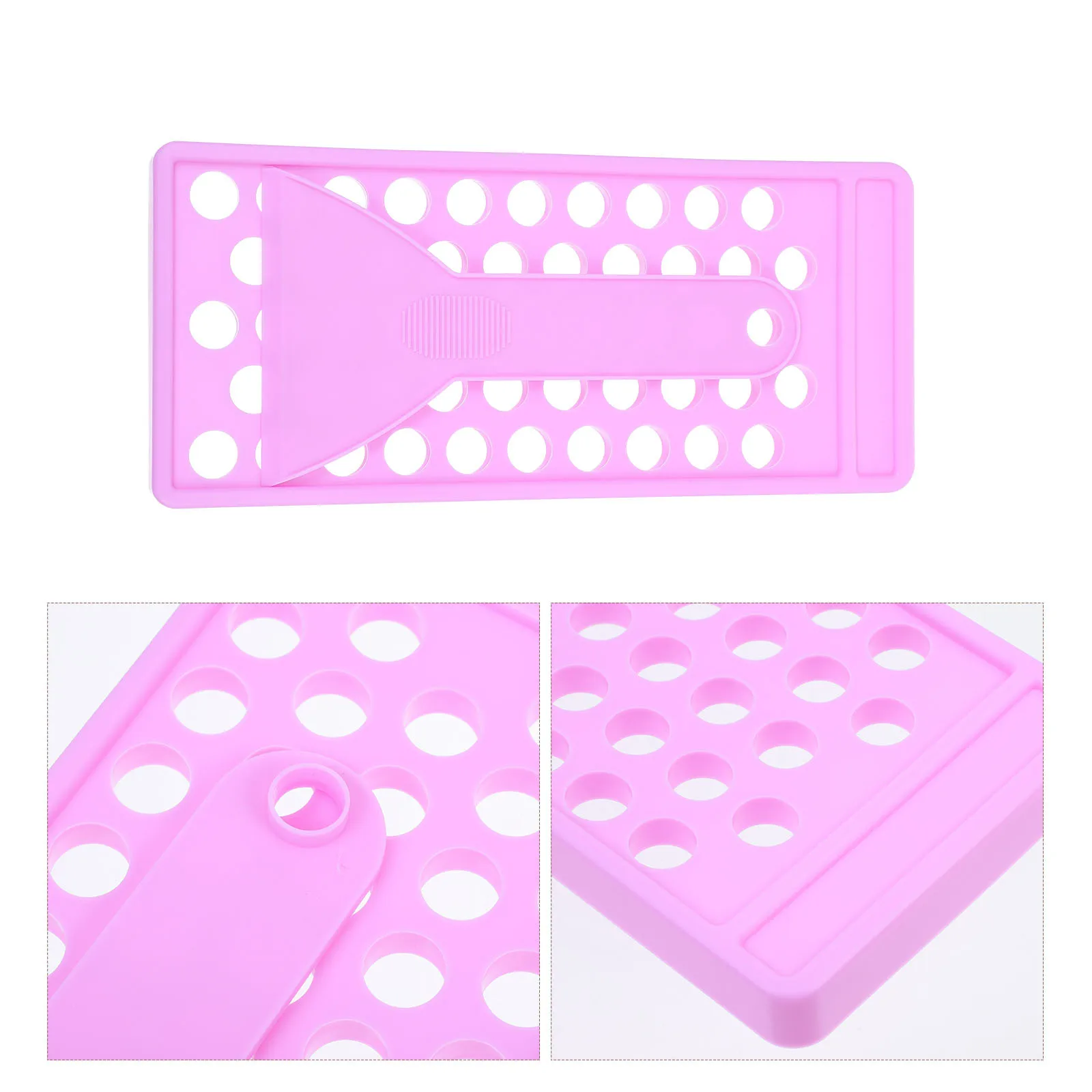 

1Set Lip Balm Mold 50 Holes Filling Tray DIY Lipstick Making Kit High-Grade Material for Homemade Lip Gloss Sunscreen Stick