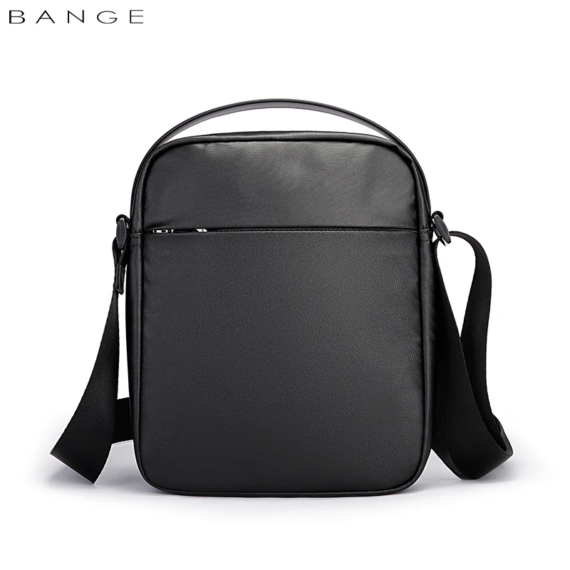 BANGE New Men's Crossbody Bag Moda Clássico Sling Bag Impermeável Simples Business Bag Adequado para Homens e Mulheres