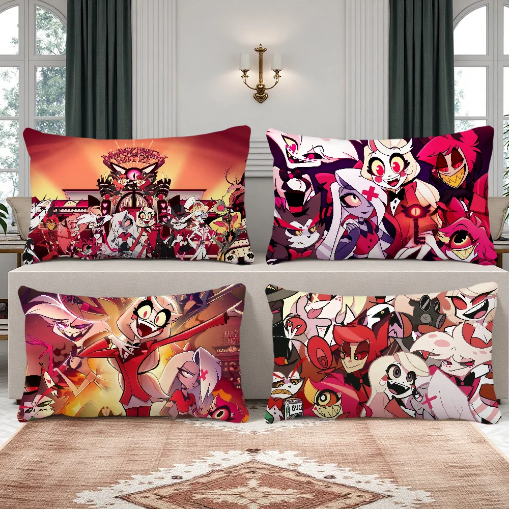 

Наволочка с рисунком аниме H-Hazbin H-Hotel Vox, прямоугольная наволочка, домашний диван, гостиная, офис, кофейня, наволочка