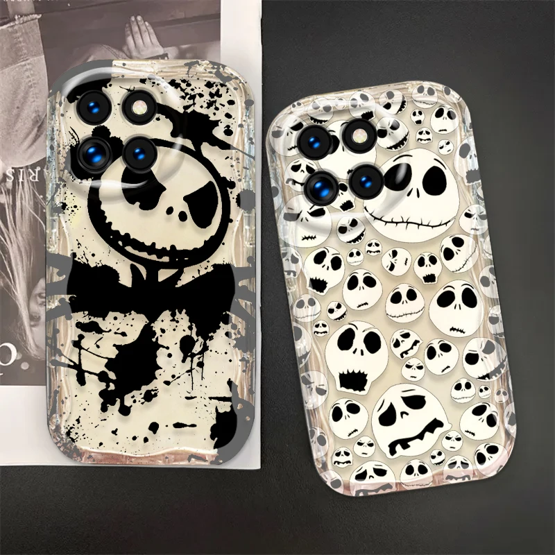 The Nightmare Before Christmas For Xiaomi Mi 14 12 12T 11 Lite Poco M6 X6 X5 X4 X3 Pro GT NFC 5G Wave Oil Cover Phone Case