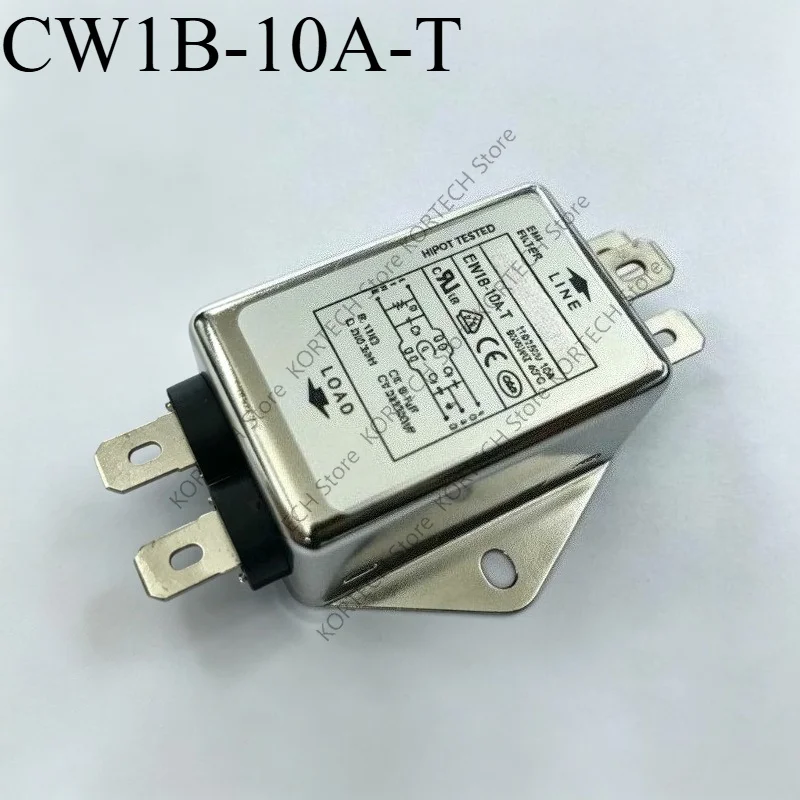 Single-phase power filter 220V For anti-interference EMI filter socket audio power purifier Car CW1D power amplifier CW2C-10A