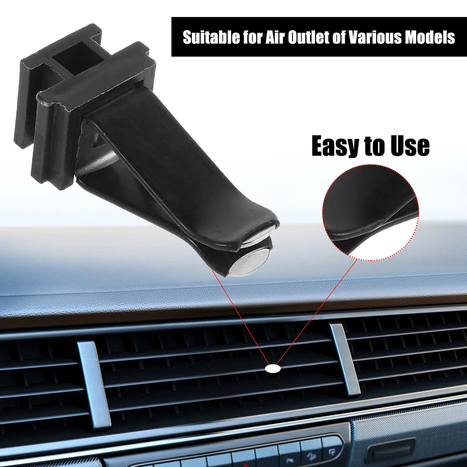 

10pcs Car Air Vent Clip Universal Fit Longlasting Fragrance Adjustable Scent Durable Material For Car Interior Decor