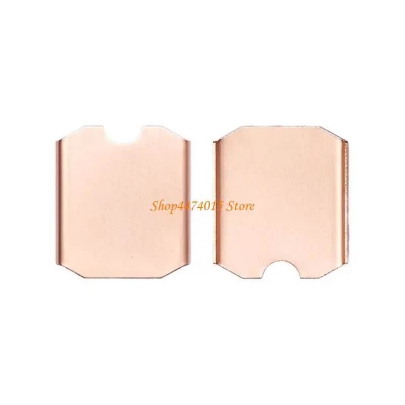 Radiador cobre K1AA NVME SSD Relacher almohadilla para 2230 Radiador enfriamiento disco disco sólido 0.5 mm