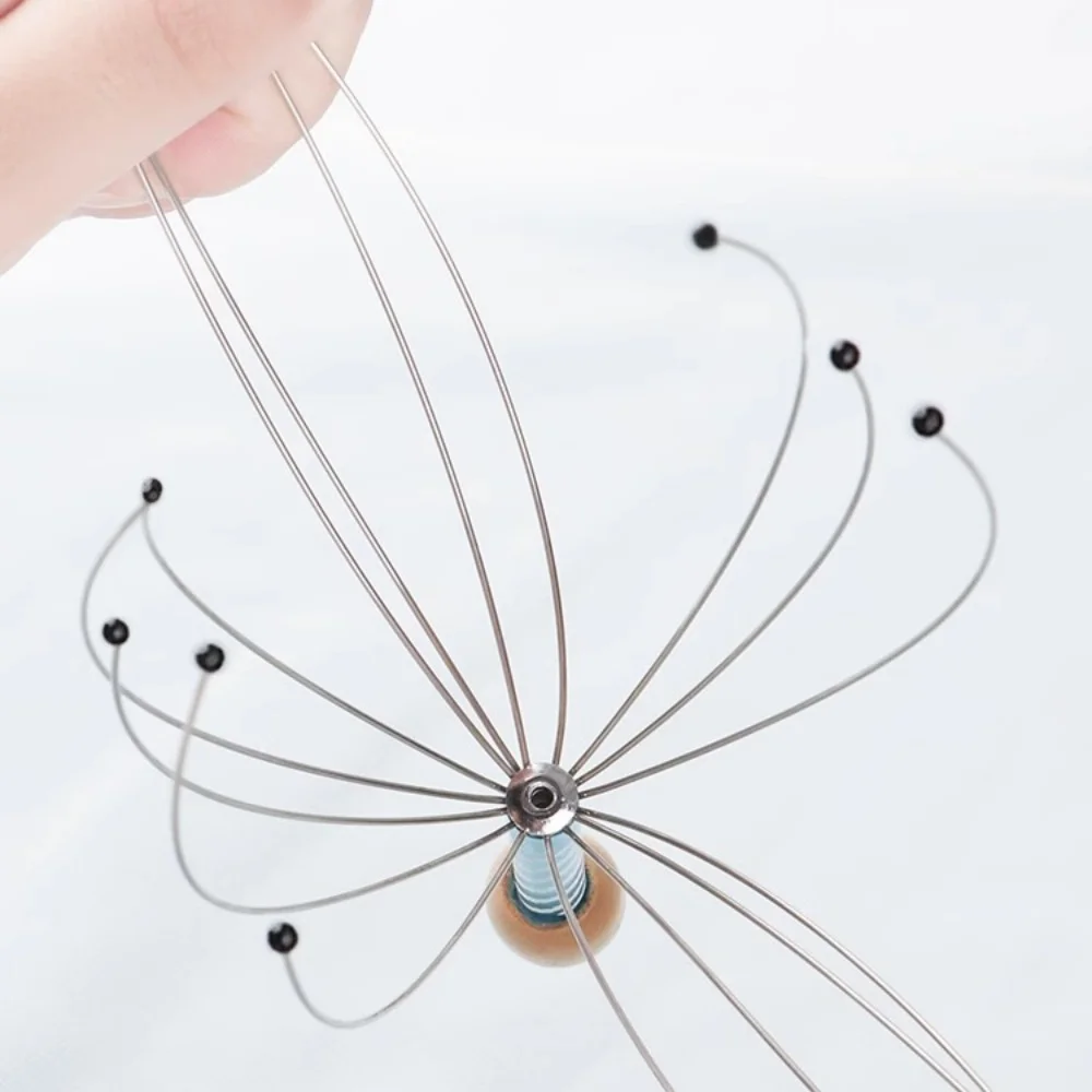 الاسترخاء تدليك الدماغ الأخطبوط رئيس مدلك خدش فروة الرأس الاسترخاء الإغاثة الجسم مدلك خدش يخفف التوتر مخلب #3