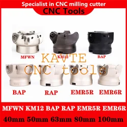 BAP400R BAP300R EMR5R EMRW6R KM12 RAP300R RAP400R 40 50 63 80 100 4T 5T 6T Milling holder For Milling cutter Machine FMB22 27 32