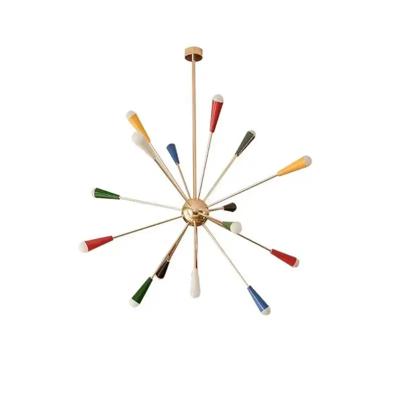 

Medieval postmodern, dining room chandelier, creative, colorful bedroom lamps