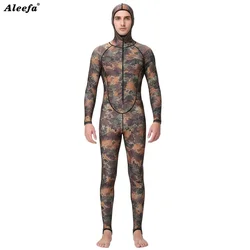 Dive&Sail Rash guard  Swimming Suit  spearfishing Spandex  couple Camo Skin DIVE  One piece UV proction  Men Women Surfing suit