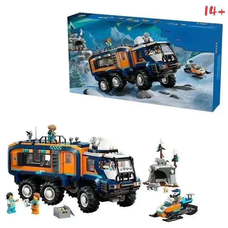 

Конструктор Toy Brick 60471: Грузовик-исследователь, игрушка для приключений на природе, идеальный подарок и сувенир для детей на день рождения