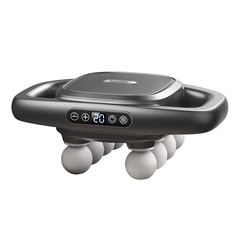 8-головочный фасциальный массажный пистолет, вибрационный массажер, массажер для глубоких тканей, фасциальный пистолет, массажер для плеч, шеи, спины, мышц