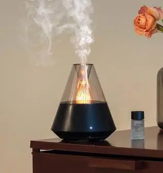 Flame aromatherapy machine Air humidifier Essential oil diffuser perfume diffuser Water replenisher USB small night light home