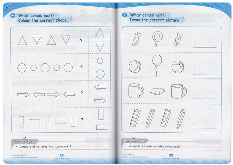 Imagem -05 - Matemática Livro para Crianças Sap Learning For Kindergarten Livro Didático para Crianças Pcs Set