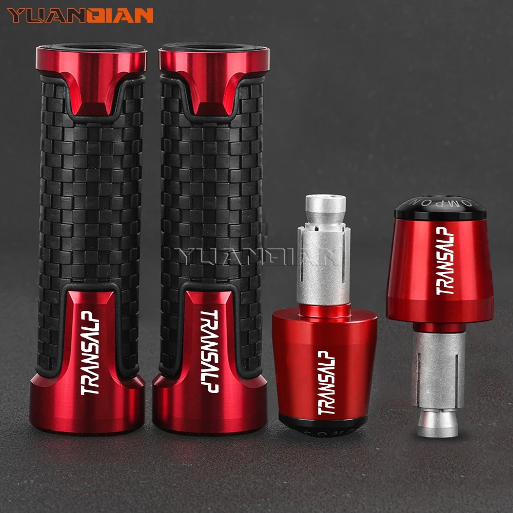 Motorcycle Accessories Handlebar Grip Handle bar End Anti Vibration Plug FOR HONDA XLV 600 650 700 TRANSALP XL600V XL650V XL700V