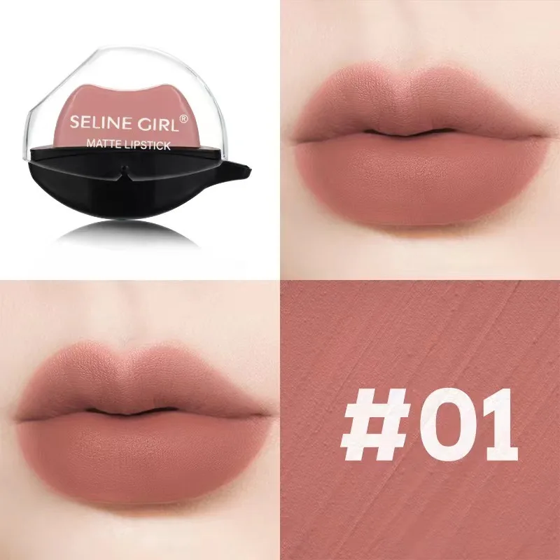 9.8g Lazy People Lipstick Lip Shape Pursing Become Makeup Matte Finish Lasting Moisture Waterproof Lipstick