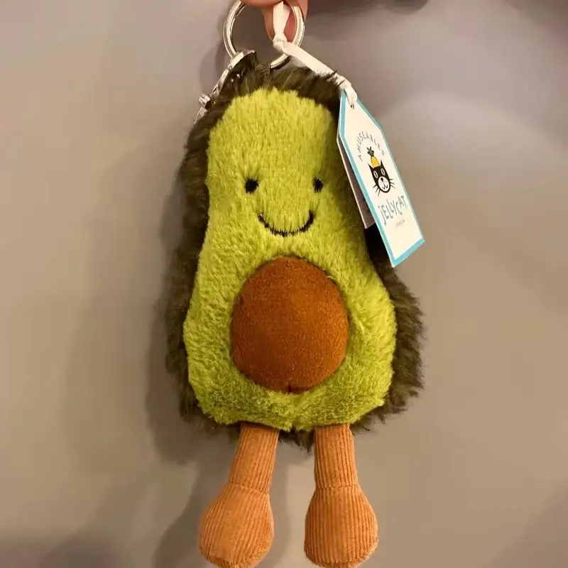 

JELLYCAT UK милая плюшевая игрушка для домашних животных с авокадо для ежедневного использования маленьких собак среднего размера, милый рюкзак, подвесная цепочка