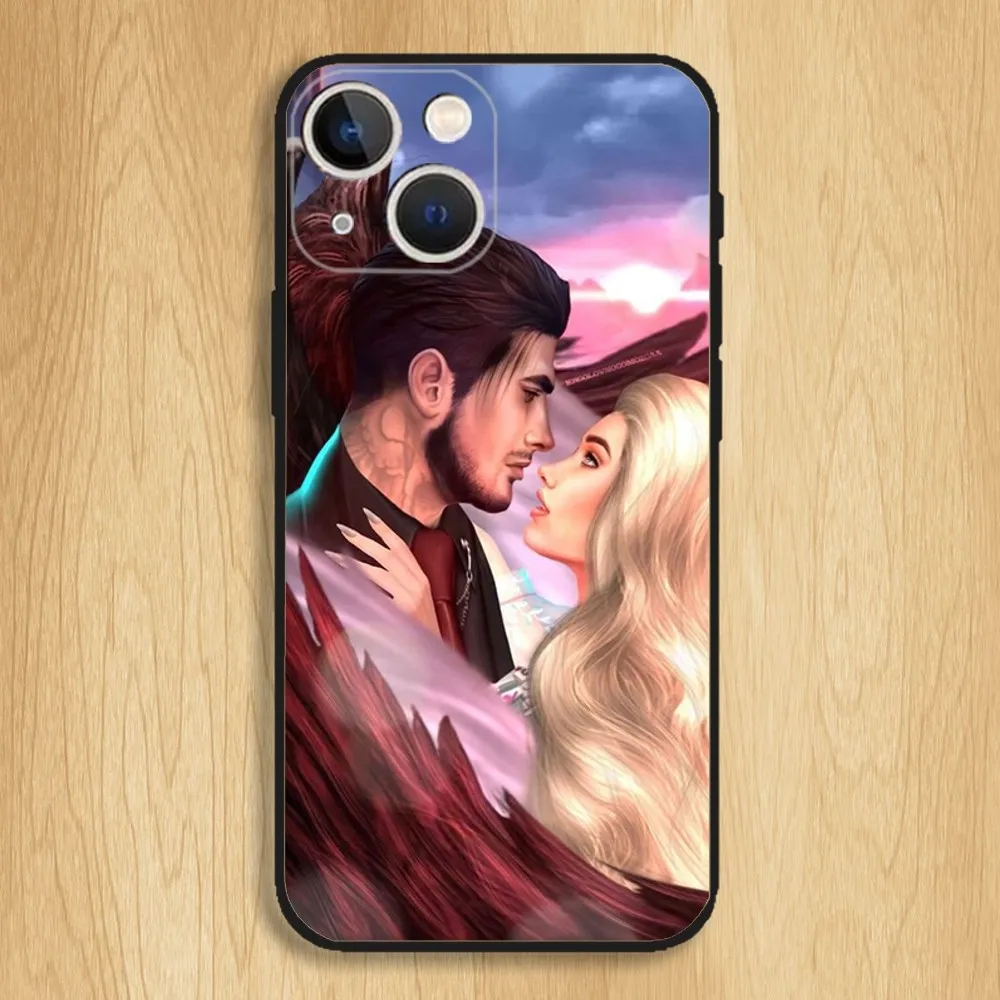 Romance clubs Game Phone Case For iPhone15,14,13,12,11,Pro,Max,Plus,Mini,X,XS,XR,8,7,6,S,Plus,SE Soft Black Case