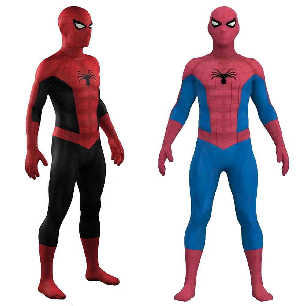 

Ultimate Spider Man Cosplay Black Spiderman Bodysuit 3D Printed Spandex Superhero Carnival Halloween Costume for Adult Boys