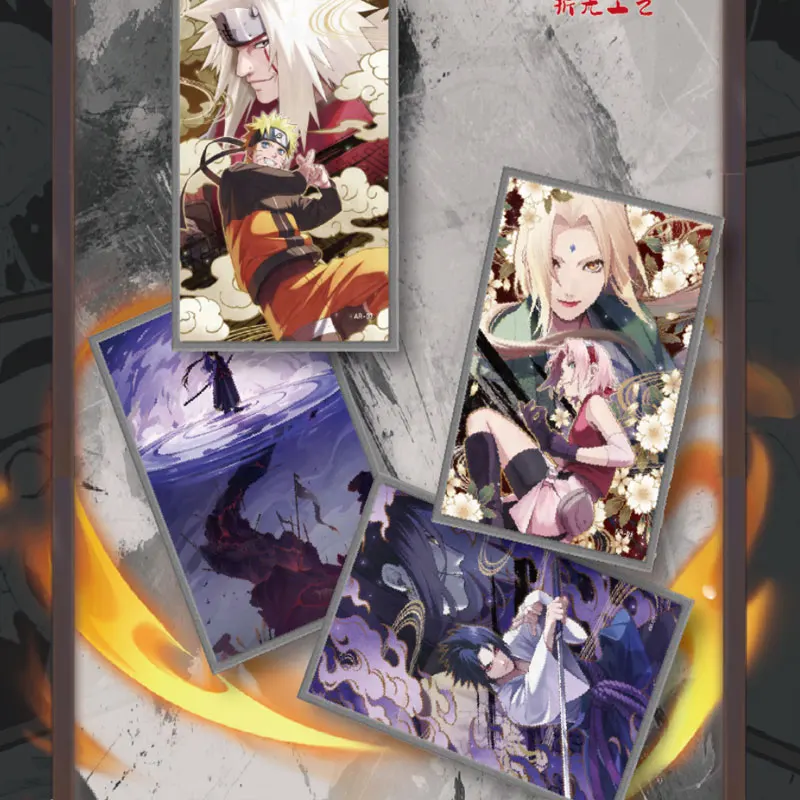 أحدث حافظة لعام 2025 للبيع بالجملة YE Culture Naruto ورق ملون Sasuke Sakura Playing تجارة عمل فني CCG TCG هوايات هدية