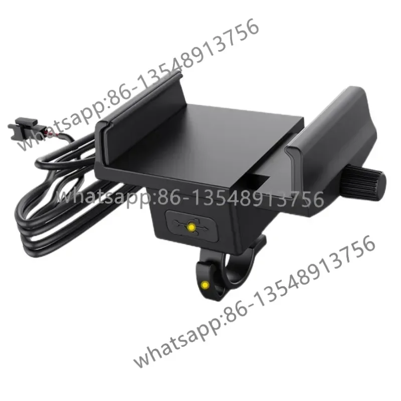 Folding bike mountain bike phone holder with USB charger 2A fast charging