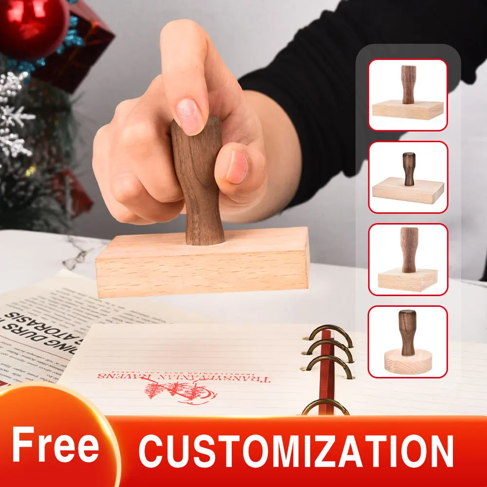 

Custom Stamp Wood Weddding Seal Clear Stamp Rubber Logo For Invitation Stationery Personalized Wedding Stamps Party Decoration