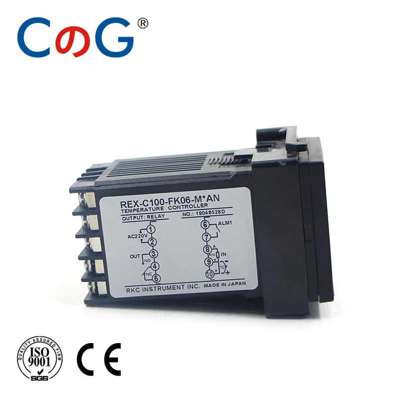 CG REX 48*48mm 600 800 Degree Input K J PT100 0-10V 4-20mA PID Output SSR Relay 220V 24V 380V Thermostat Temperature Controller