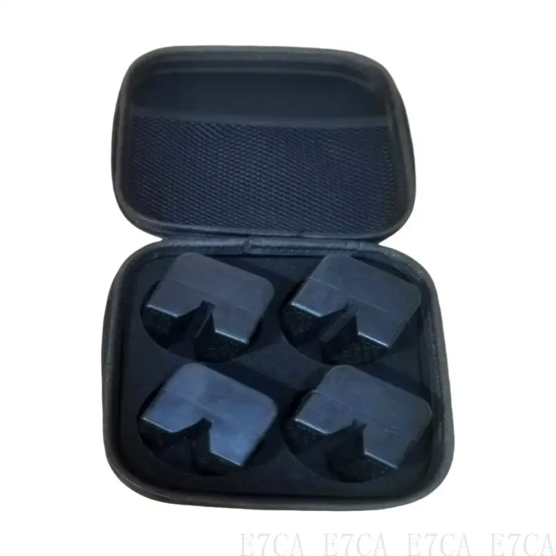 

E7CA 4pcs Rubber Pad for Car Lift and Jacks Car Jacks Pad Adapter Jacks Accessory Pinch Weld Side Frame Protector