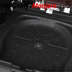 For GEELY Monjaro Manjaro Xingyue L KX11 2021 2023 Soundproofing Cotton for Trunk Automobiles Parts Accesorios Para Auto Tools