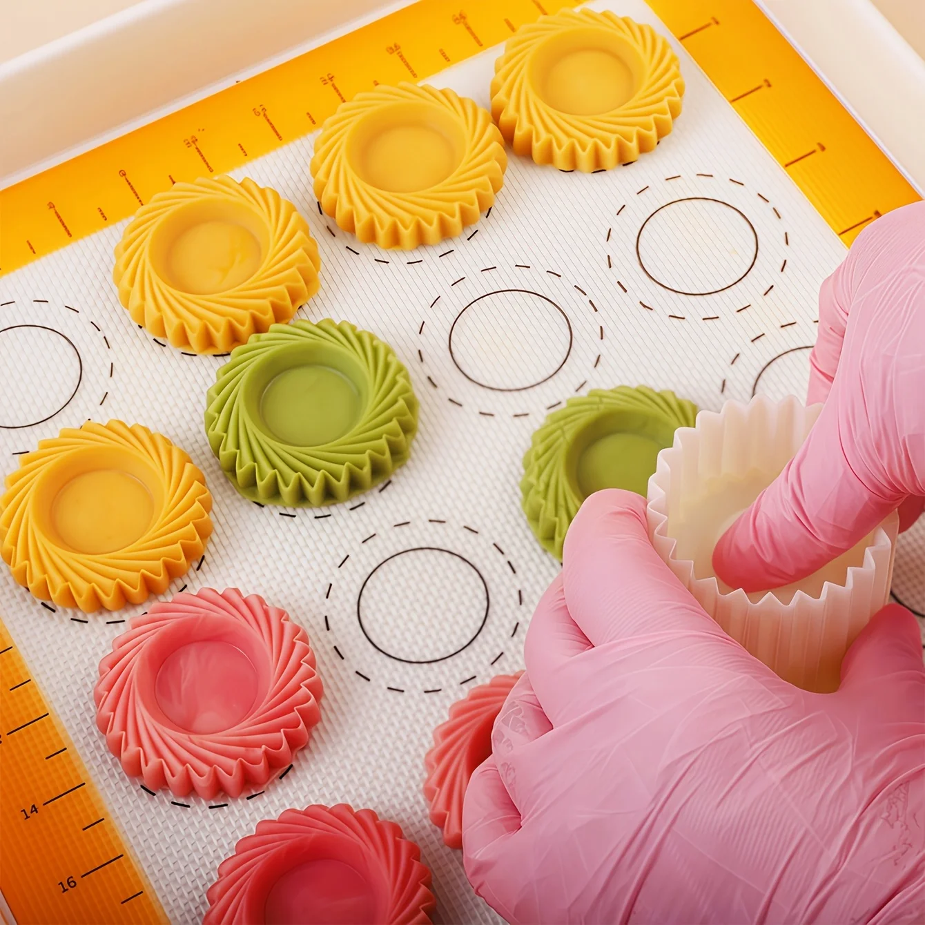 DIY Baked Cookie Die Three dimensional Pattern Jam Sandwich Biscuit Die Dim sum Embossing Device