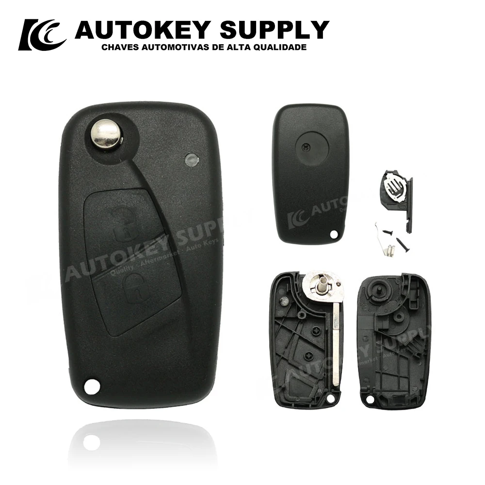

For Fiat Punto Stilo Idea 2 Buttons Remote Flip Key Shell AKFTF102