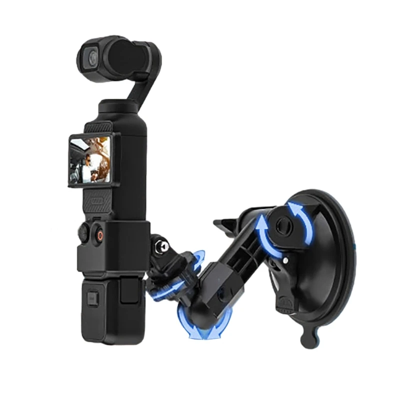 อุปกรณ์เสริมกล้องกีฬาคลิปขยายถ้วยดูดรถยนต์สำหรับ Pocket 3/360 Series