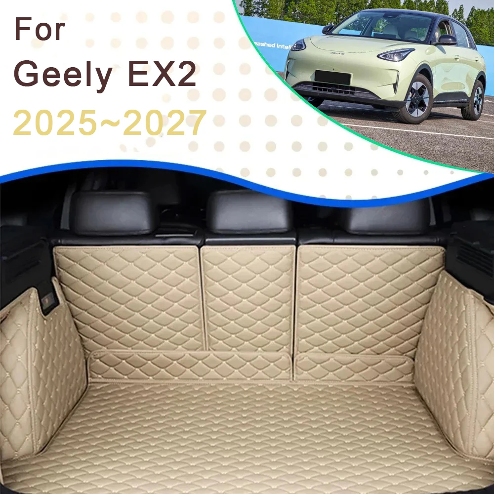 

Car Trunk Cargo Liner For Geely EX2 Xingyuan Proton eMas 5 E22H 2025 2026 2027 Rug Rear Boor Mats Carpet Storage Pad Accessories