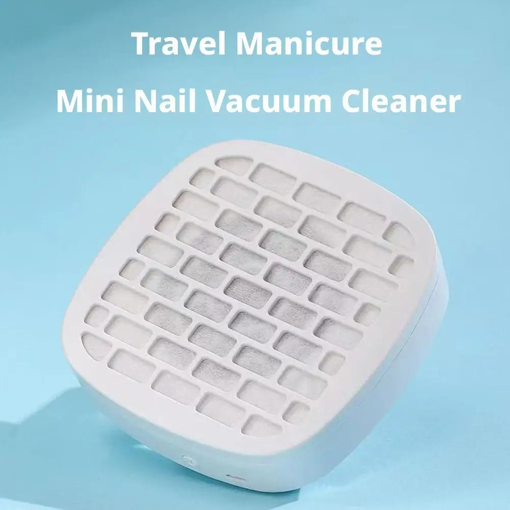 Colector de polvo de uñas portátil salón de uñas exclusivo pequeño polvo de manicura uñas de bajo ruido máquina removedora herramientas de succión arte Q2Y3