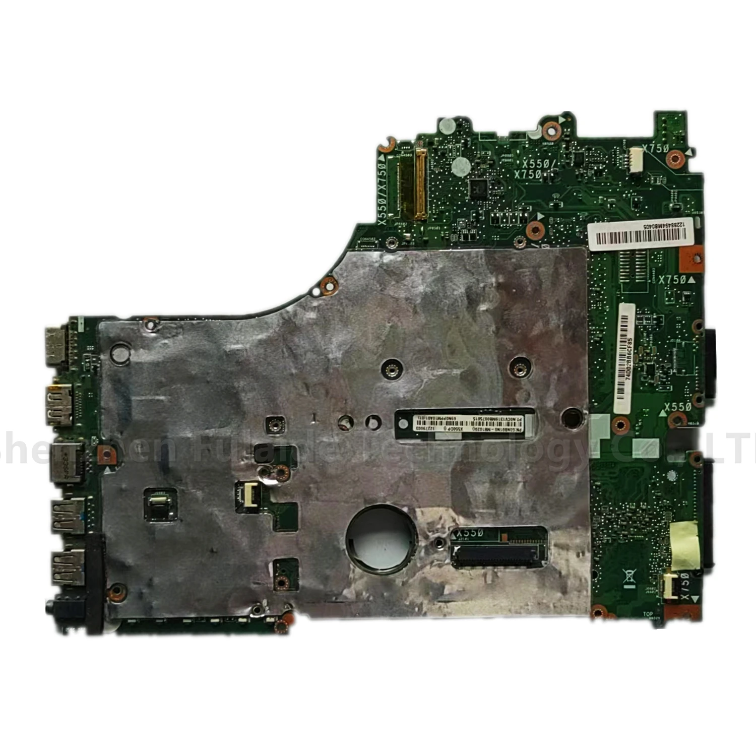 Papan Utama X550DP /X750DP untuk Motherboard Laptop Ausu X550 X750 X550DP X750DP dengan GPU Control 100% Hd8570m Diuji