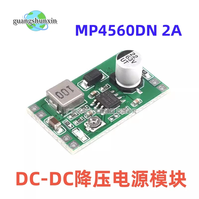 MP4560DN 2A DC-DC Step-down regulator High quality 2A Power module Input 12V 24V 36V 48V 6-55V to Output 3.3/5/9/12V Adjustable