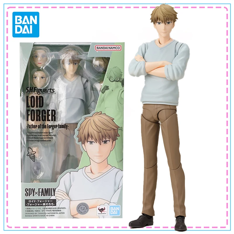 

Bandai S.H.Figuarts SPY×FAMILY Loid Forger Father of The Forger Family Action Figure Genuine SHF Model Kit Collection Model Toy