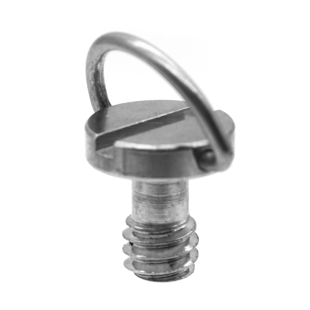 DSLRカメラ用1/4 "cリングスクリュー,クイックリリースプレート,シルバー