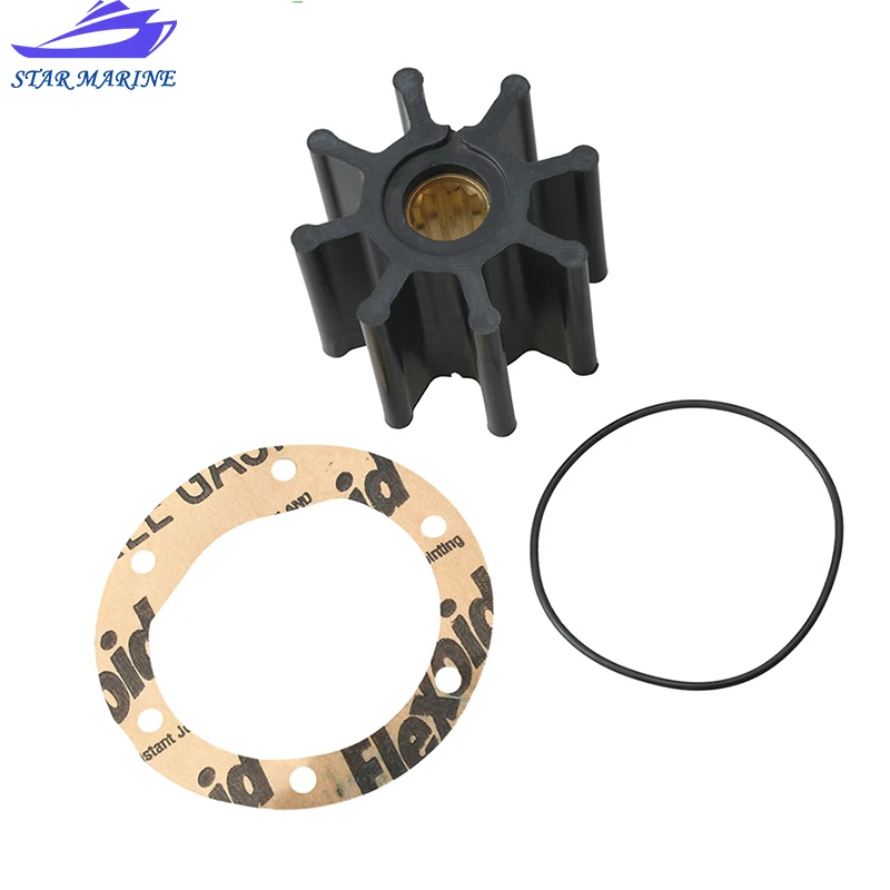 875593 Sea Water Cooling Pump Impeller Kit For Volvo-Penta 877061 3841697 21951356 801277 825941 JMP 7400-01