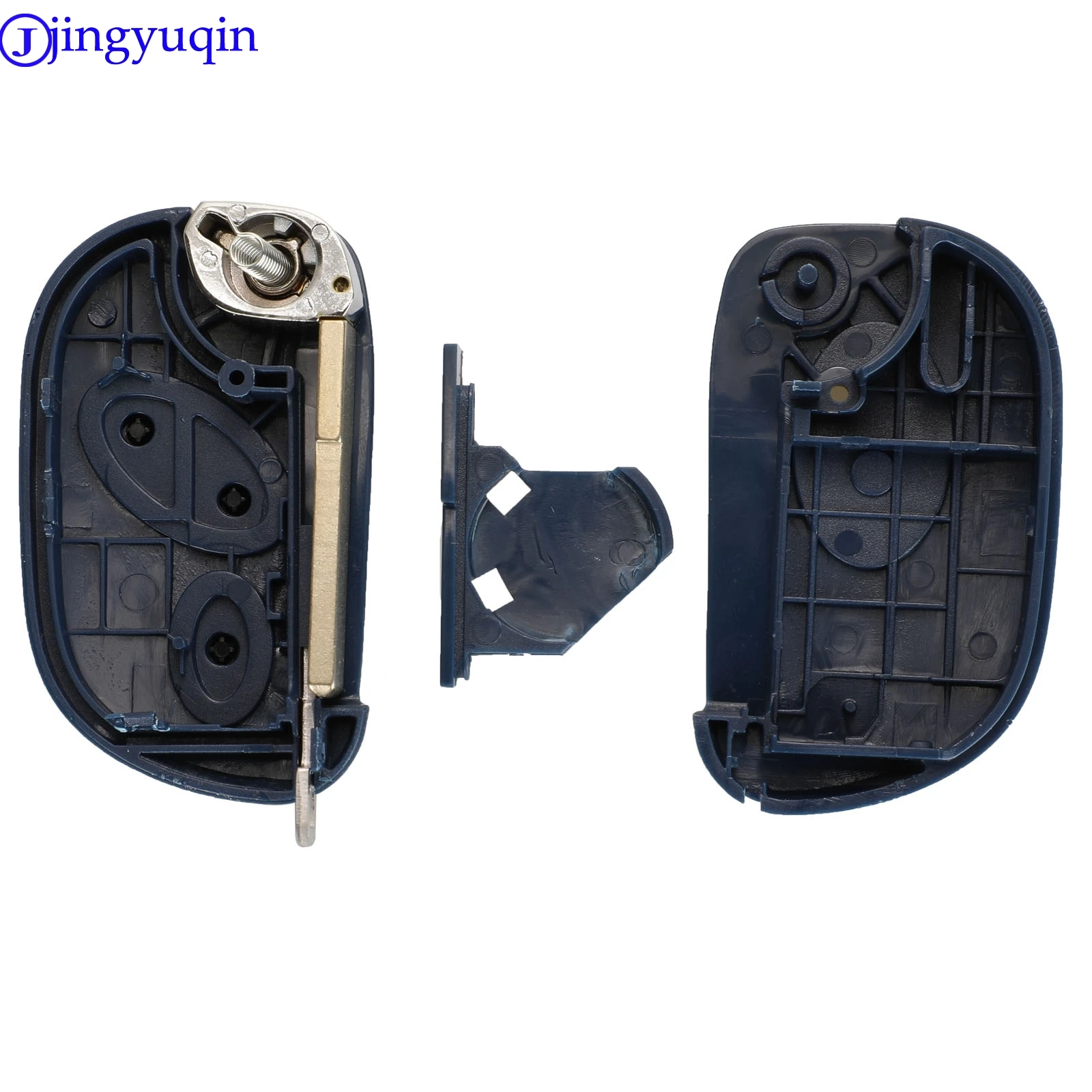 Jingyuqin Fernbedienung Auto Schlüssel Shell Fall Fob Für Maserati Quattroporte GranTurismo 2005-2011 RX2TRF937 Flip Schlüssel