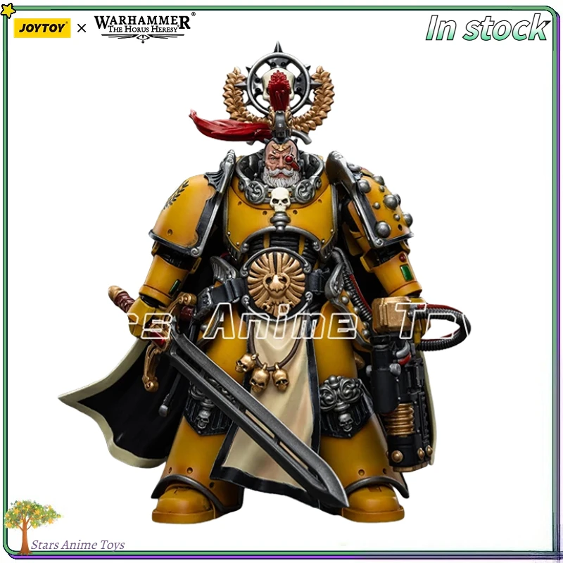 شخصية JOYTOY الأصلية 1/18 Warhammer The Horus Heresy القبضات الإمبراطورية Legion Praetor مع سيف الطاقة #1