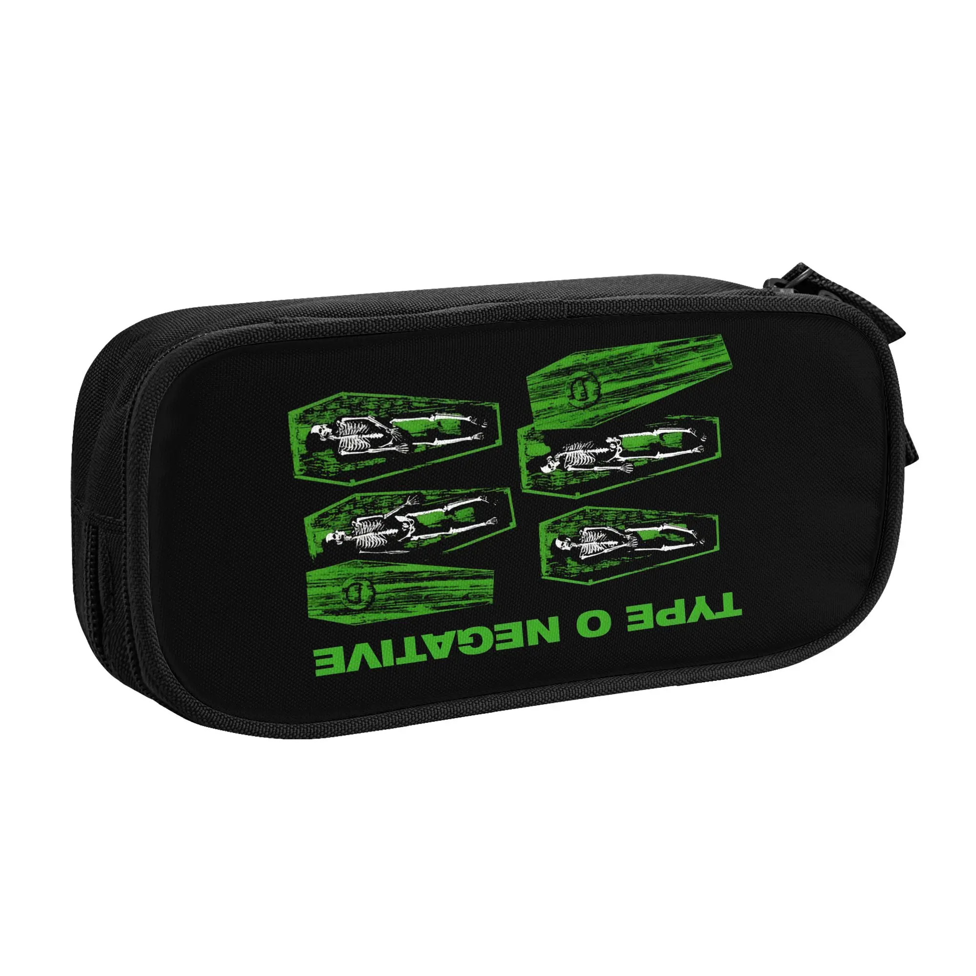 

Gothic Metal Band Type O Negative Kawaii Pencil Case Girl Boy Large Capacity Pencil Pouch School Supplies