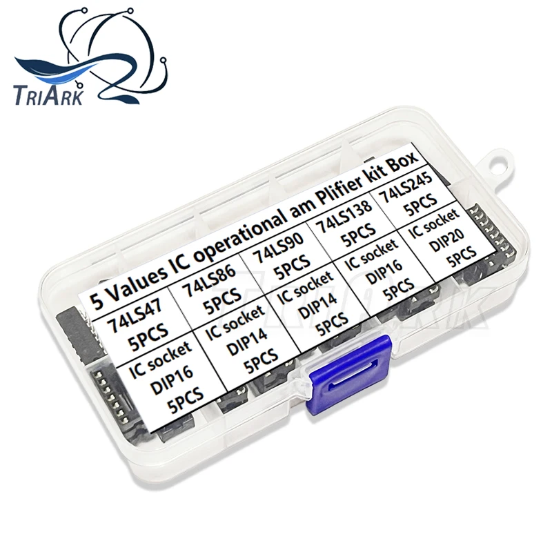 25PCS/Set Integrated Circuit DIP IC Combination Kit 74LS47 74LS86 74LS90 74LS138 74LS245 DIP Logic chip