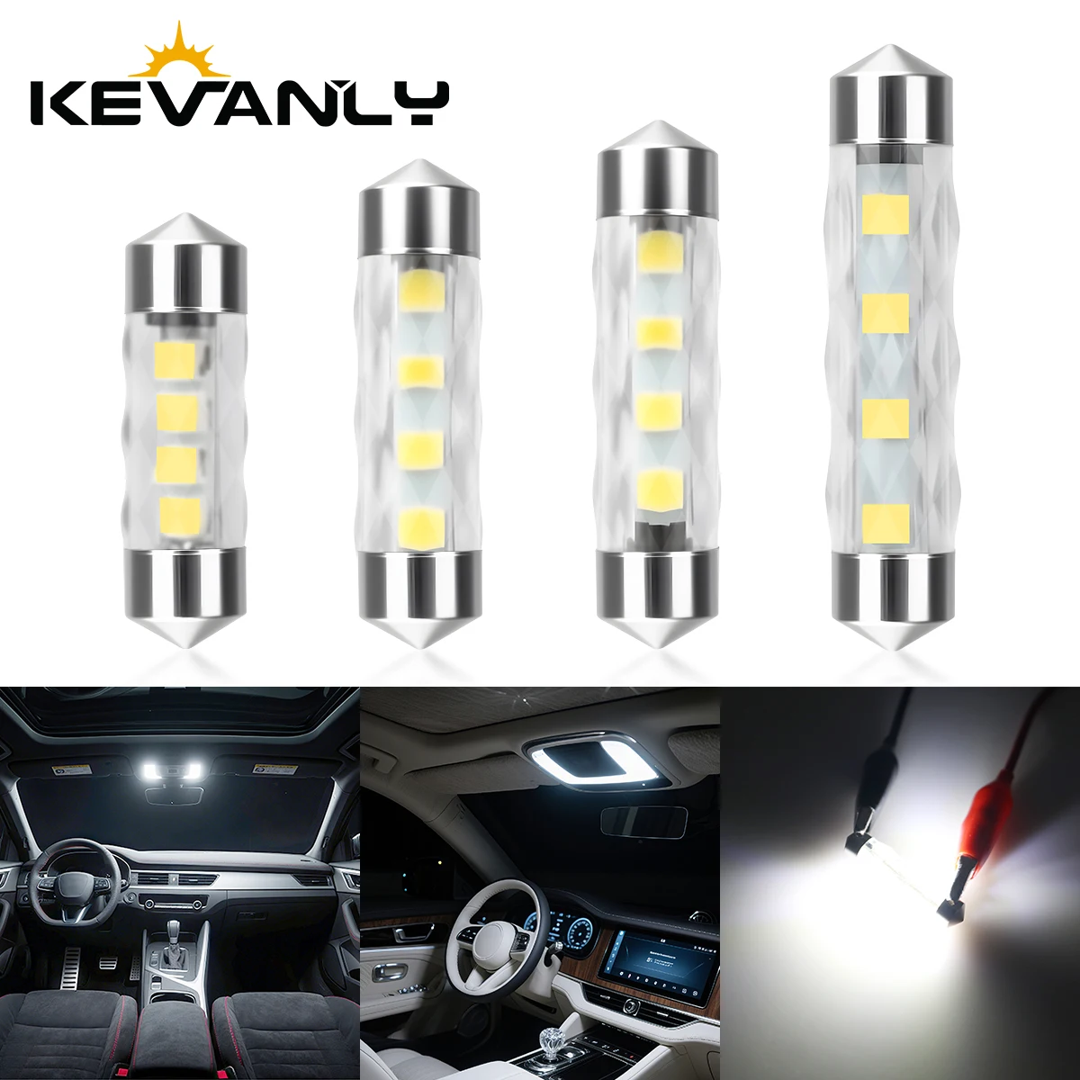 

2PCS Car LED C5W Bulbs 31mm 36mm 39mm 41mm Festoon Led Interior Light Dome Reading License Plate Lamp Auto Signal Lights