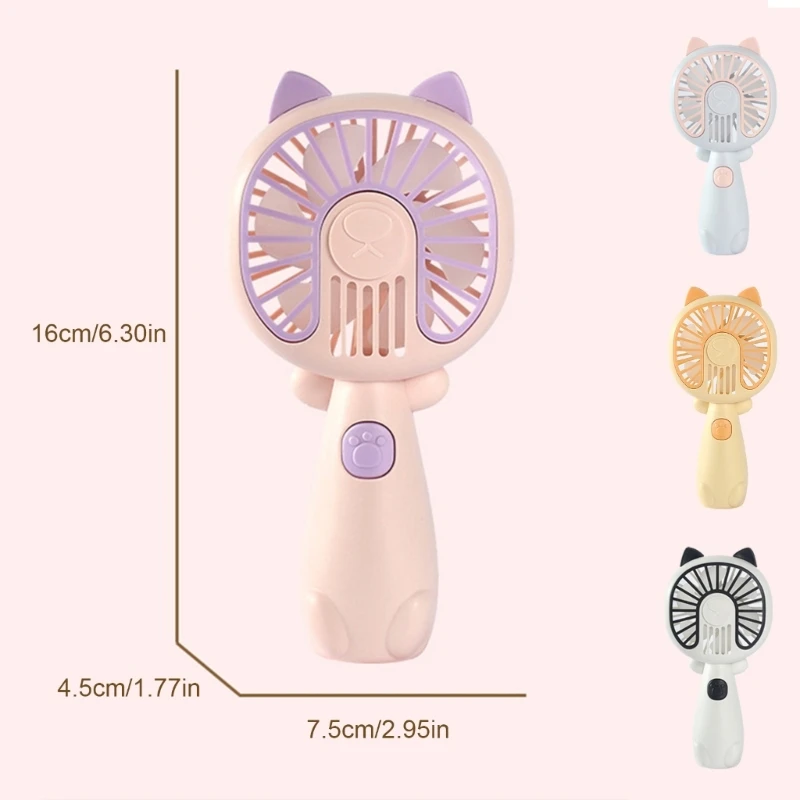 ห้องนอนที่สะดวกสบายพัดลมไฟฟ้าพัดลมสำนักงานพัดลมระบายความร้อนแบบชาร์จไฟได้พื้นผิว ABS