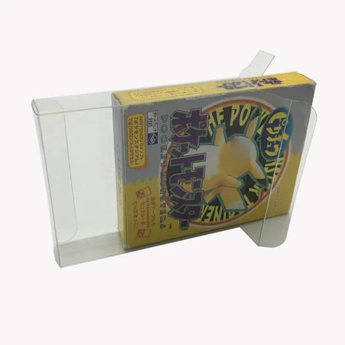 Imagen 1 del producto Funda de plástico PET transparente para GBC GB versión japonesa juego caja colorida caja de colección de exhibición de almacenamiento