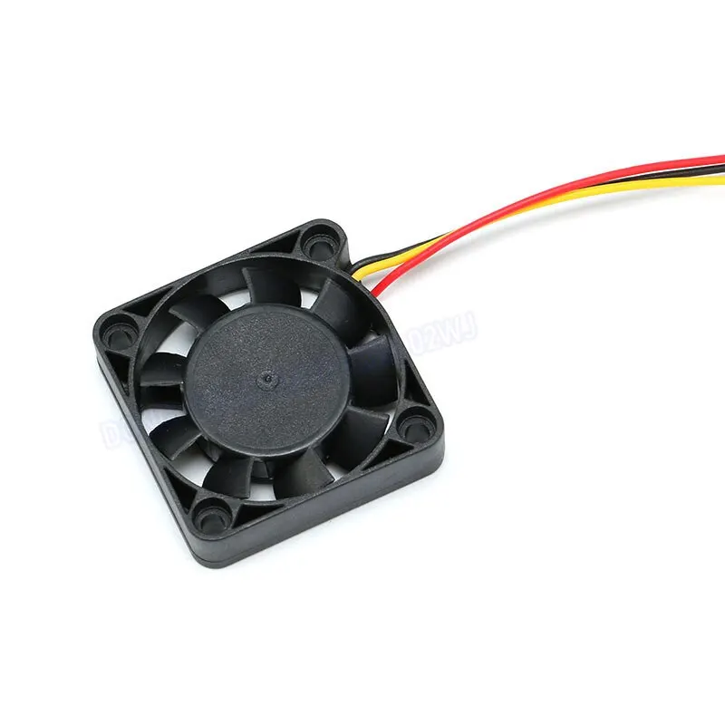 Computer Case Fan Small Fan 4*4cm 7*7cm 12V Cooling Fan Mute Cpu Cooling Fan Computer Single Wind 3-Wire With Plug